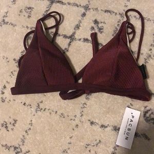 Triangle bikini top